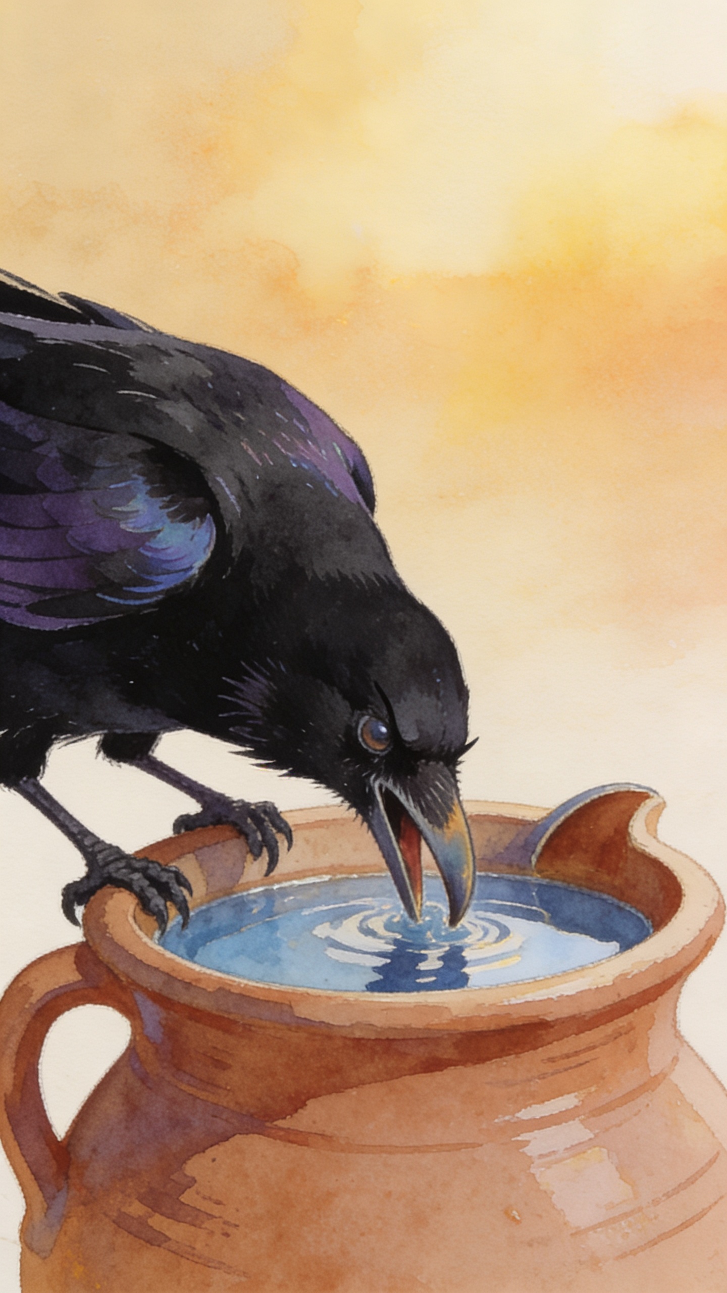 The Thirsty Crow's Solution