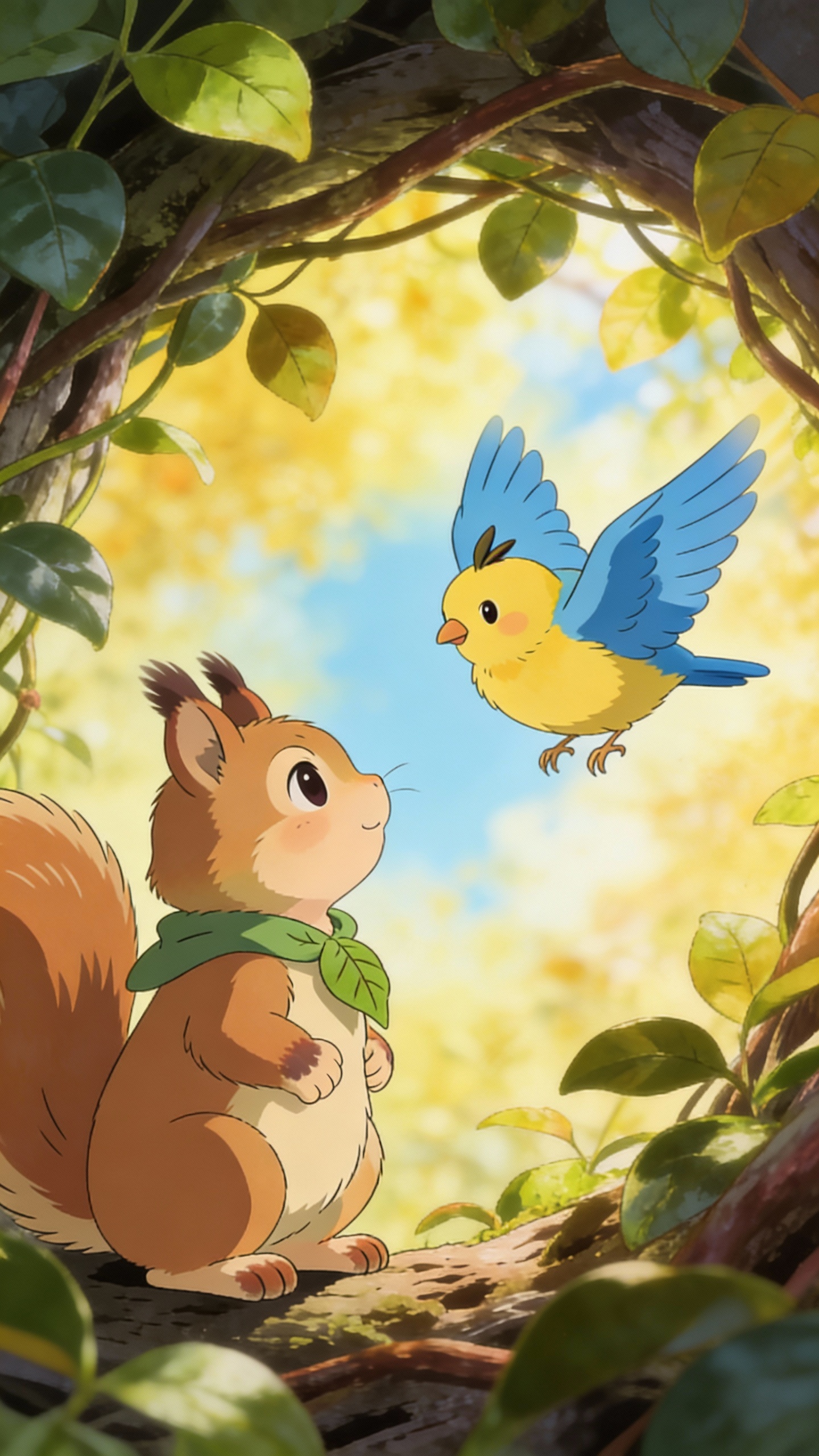 Little Squirrel's Tall Climb