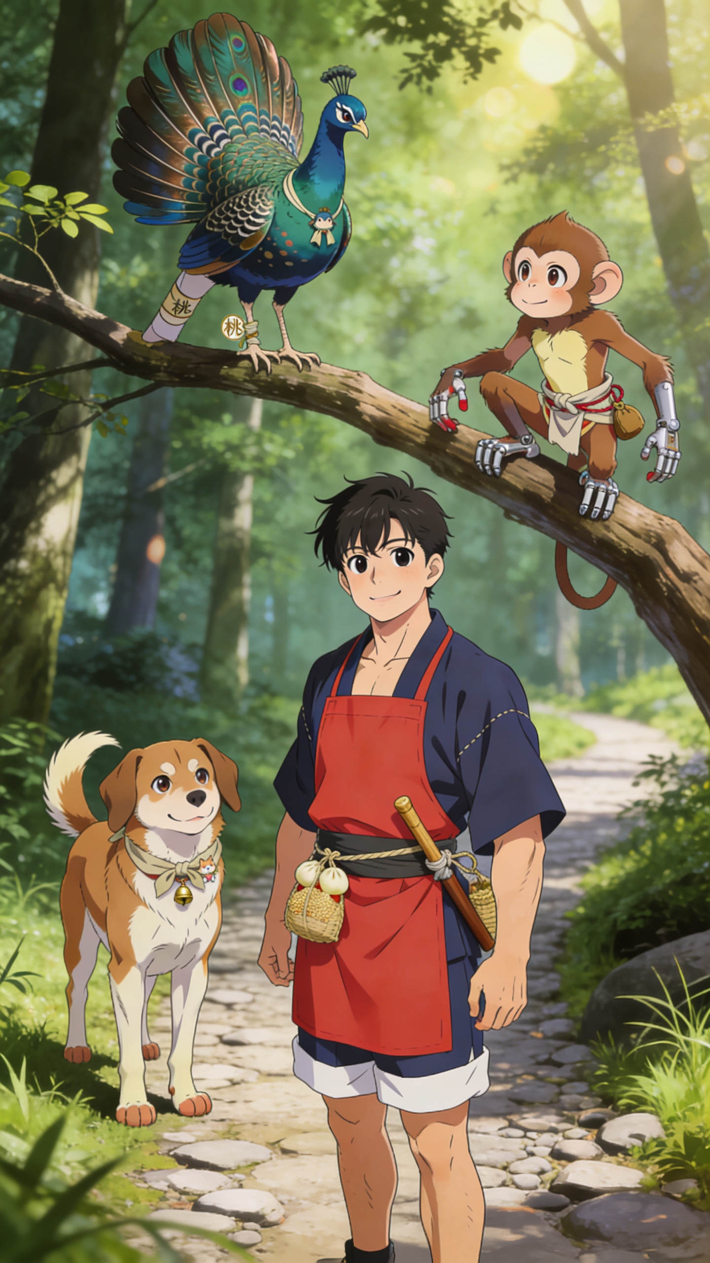 桃から生まれた桃太郎