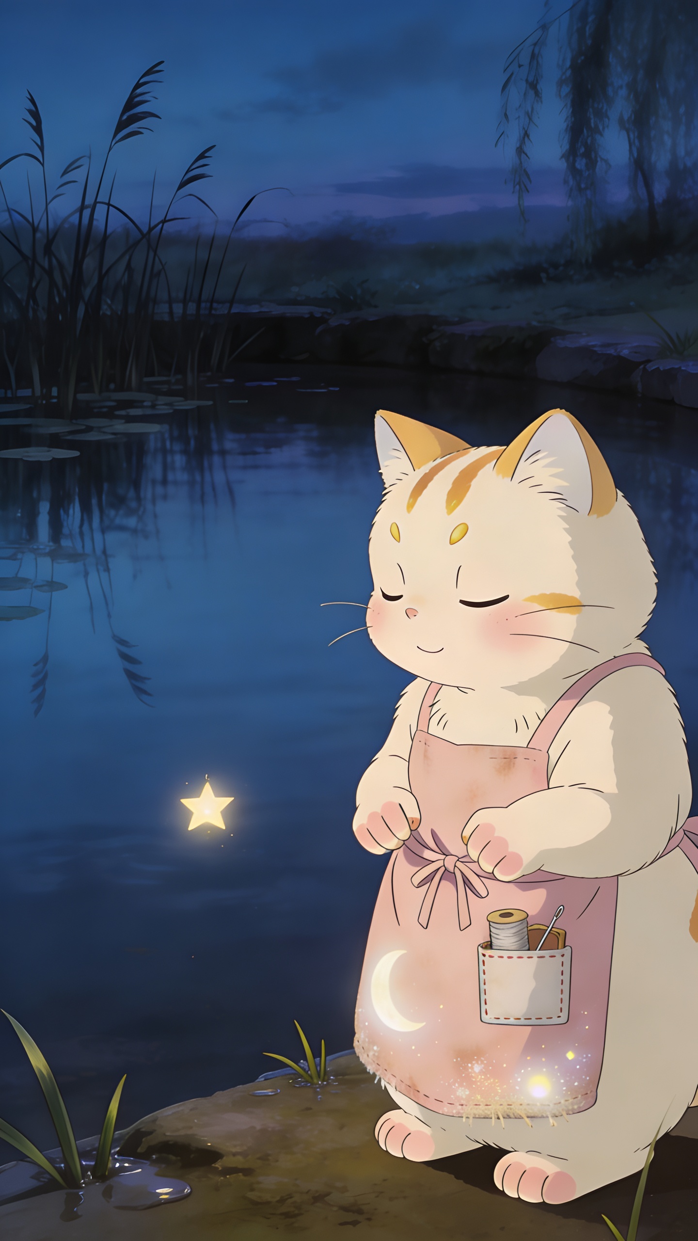 Little Cat's Pink Apron